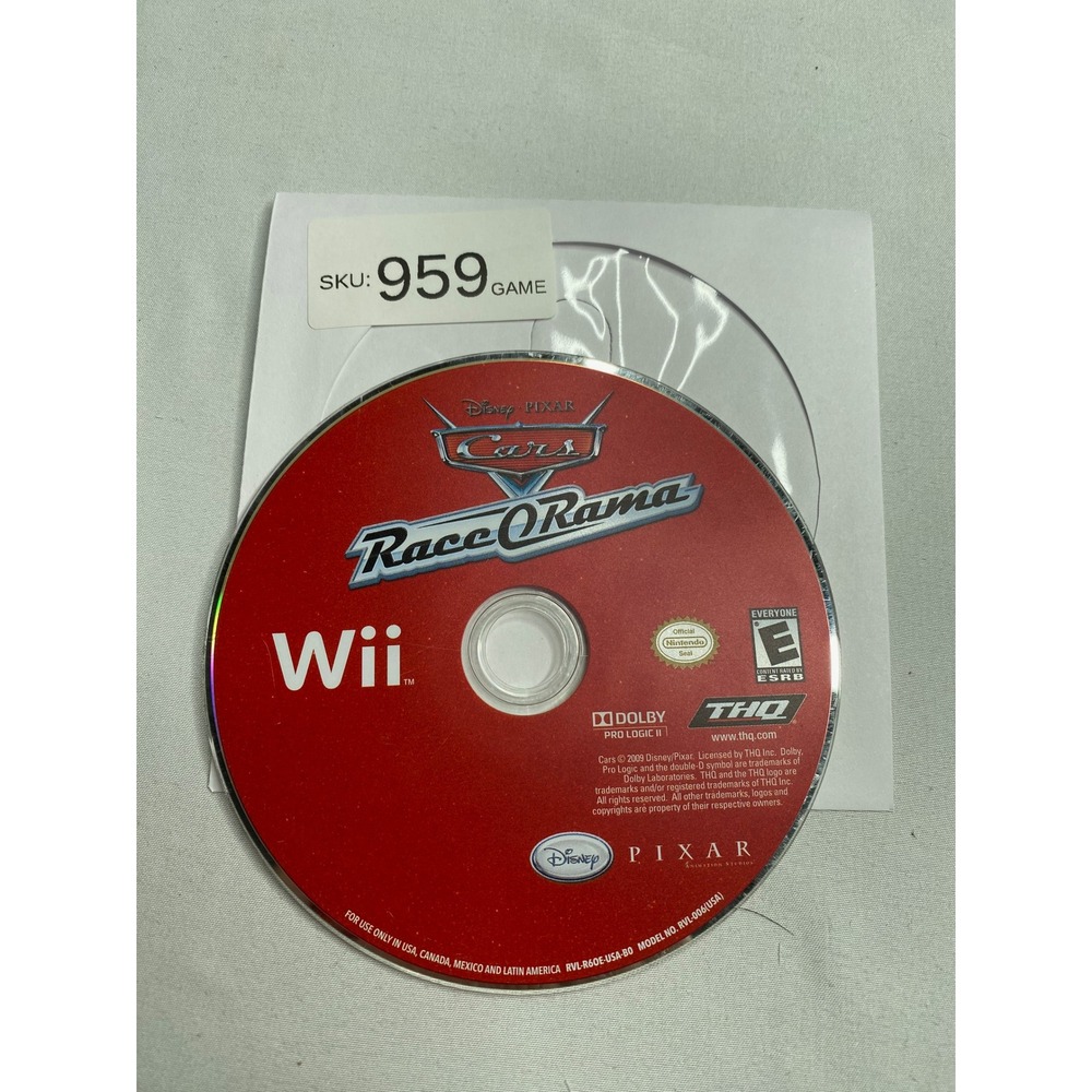 Disney Pixar Cars Race-O-Rama Nintendo Wii